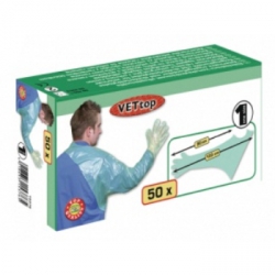 Одноразовые вет.перчатки VETtop с защитой плеча, 120 см