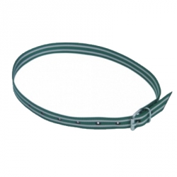 Маркировочный ошейник зелено-белый для КРС,135 см