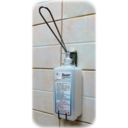 GD Настенный локтевой дозатор к пластиковому флакону 500 мл с помповым дозатором