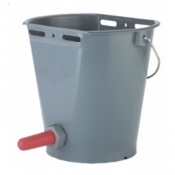 Ведро для выпойки телят, с соской и клапаном, 8 л