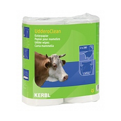 Бумажные салфетки Uddero Clean для очищения вымени (уп.2 рул.по 200 лист.)