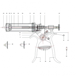 Набор спусковой крючок к шприцу ROUX
